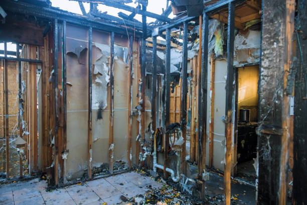 Professional Fire Damage Removal technician working in Pensacola, FL